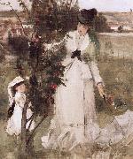 Berthe Morisot Detail of Hide and seek USA oil painting artist